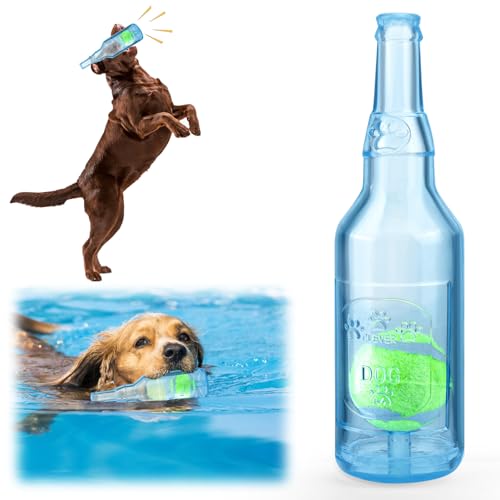 AIERSA Hundespielzeug mit Wasserflasche, quietschendes Hundespielzeug für aggressive Kauer, unzerstörbares Kauspielzeug für kleine, mittelgroße und große Hunde, Hundespielzeug, Wasserflasche, AIERSA Hundespielzeug mit Wasserflasche, quietschendes Hundespielzeug für aggressive Kauer, unzerstörbares Kauspielzeug für kleine, mittelgroße und große Hunde, Hundespielzeug, Wasserflasche, von AIERSA