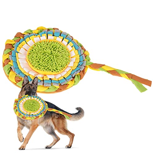 AIMEKE Schnüffelmatte für Hunde, interaktives Spielzeug für Hunde, Spielzeug zur Bereicherung von Hunden, Plüschspielzeug zum Schnüffeln, Leckerli für Hunde, für Futtermatte von AIMEKE