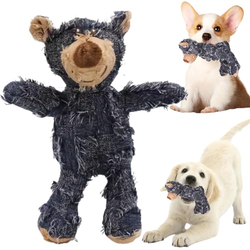 AINxtolm Unzerstörbares, robustes Hundespielzeug, Plüsch-Hundespielzeug, quietschendes Kauspielzeug, für kleine Hunde, Braun, Outdoor, Erwachsene Hunde AINxtolm Unzerstörbares, robustes Hundespielzeug, Plüsch-Hundespielzeug, quietschendes Kauspielzeug, für kleine Hunde, Braun, Outdoor, Erwachsene Hunde von AINxtolm