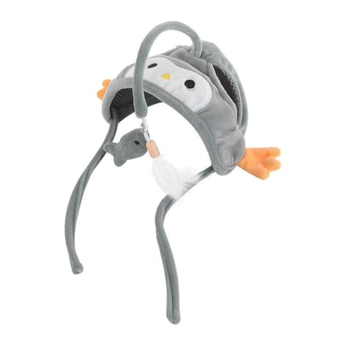 AIRHSKWI Interaktives Katzenspielzeug mit Anhänger, Fischkatze, Fischform, Hut für Indoor-Katzen AIRHSKWI Interaktives Katzenspielzeug mit Anhänger, Fischkatze, Fischform, Hut für Indoor-Katzen von AIRHSKWI