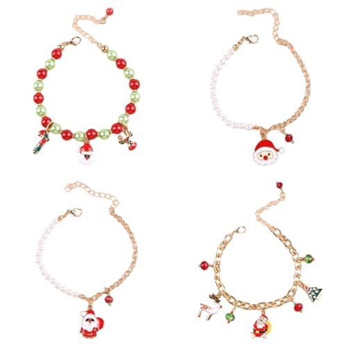Elegante Haustier-Halskette mit Charm-Anhänger, verstellbarer Halsschmuck und Hunde-Halsband von AIRHSKWI