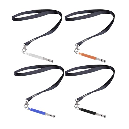 4 Stück Hundepfeife, Hundetrainingspfeife, Mit Lanyard Zum Abrufen Der Trainingshundepfeife, Einstellbare Frequenz Stumme Hundepfeife. 4 Stück Hundepfeife, Hundetrainingspfeife, Mit Lanyard Zum Abrufen Der Trainingshundepfeife, Einstellbare Frequenz Stumme Hundepfeife. von AIRTILY