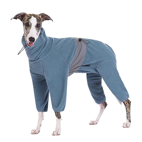 Hunde-Wintermäntel für mittelgroße und große Hunde, warme Polarfleece-Hundejacke, Winter-Hundekleidung, Pullover, kaltes Wetter, Hunde-Overall, Einteiler, Hunde-Schneejacke, Hundebekleidungs-Outfit von AITOLI