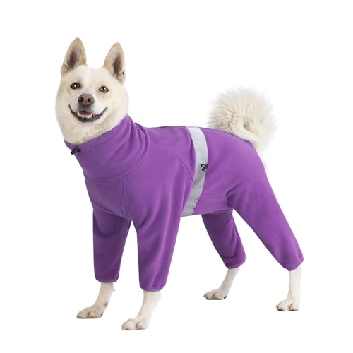 Hunde-Wintermantel für mittelgroße und große Hunde, warme Polarfleece-Hundejacke, Winter-Hundekleidung, Pullover, kaltes Wetter, Hunde-Overall, Einteiler, Hunde-Schneejacke, Hundebekleidung Hunde-Wintermantel für mittelgroße und große Hunde, warme Polarfleece-Hundejacke, Winter-Hundekleidung, Pullover, kaltes Wetter, Hunde-Overall, Einteiler, Hunde-Schneejacke, Hundebekleidung von AITOLI