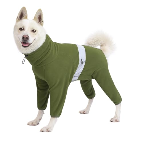 Hunde-Wintermantel für mittelgroße und große Hunde, warme Polarfleece-Hundejacke, Winter-Hundekleidung, Pullover, kaltes Wetter, Hunde-Overall, Einteiler, Hunde-Schneejacke, Hundebekleidung Hunde-Wintermantel für mittelgroße und große Hunde, warme Polarfleece-Hundejacke, Winter-Hundekleidung, Pullover, kaltes Wetter, Hunde-Overall, Einteiler, Hunde-Schneejacke, Hundebekleidung von AITOLI