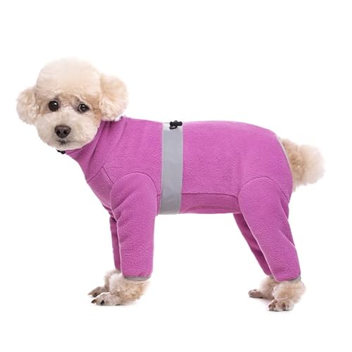 Hundemäntel für kleine Hunde, Polar Fleece Hunde Pyjama Body für kleine mittelgroße Hunde, Hund Winterjacke Hund Swerter Hundeweste für kleine Hunde, Hund Vierbeinige warme Kleidung von AITOLI