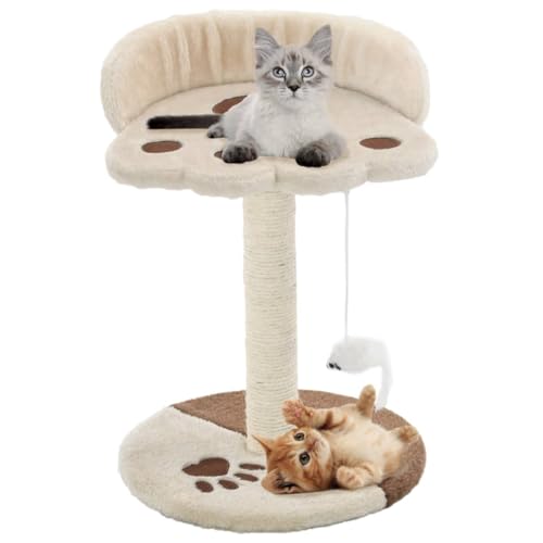 Pet Supplies Kratzbaum mit Sisal-Kratzbaum 40 cm Beige und Braun Tiere & Haustierbedarf Pet Supplies Kratzbaum mit Sisal-Kratzbaum 40 cm Beige und Braun Tiere & Haustierbedarf von AJJHUUKI