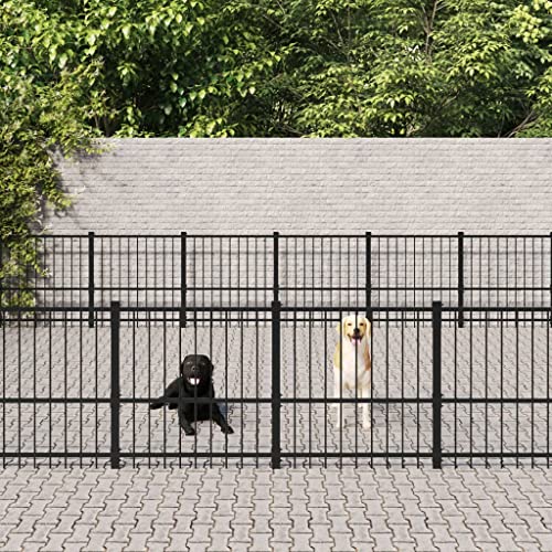 Pet Supplies Outdoor Hundehütte Stahl 39,52 m Tiere & Haustierbedarf von AJJHUUKI