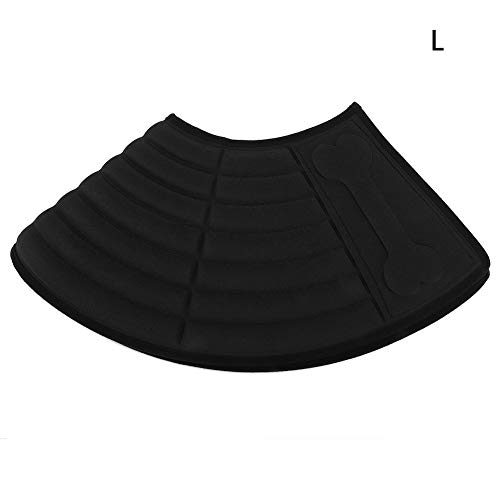 AJUNJIIL, für Katze, für Hund, Anti-Biss-Lick-Schutz, elisabetha nischer Kragen, Wundheilung, Knochen Muster Design, weich bequem, einstellbare Größe, Wiederherstellung Hilfe nach (L) von AJUNJIIL