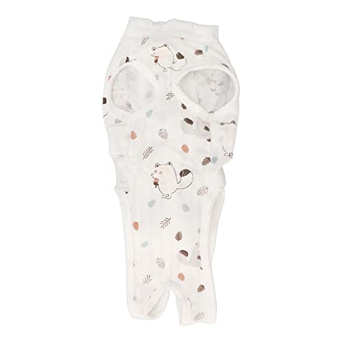 AJUNJIIL Cat Recovery Suit Cotton Breathable Recovery Suit Body Wrap Body Wrap for Dogs Kittens Little Animals (M) von AJUNJIIL