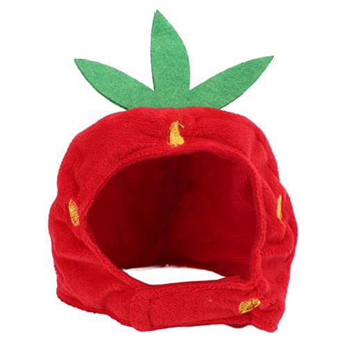 Cat Strawberry Hut Verstellbar Bequeme Haustierkostüm Dekoration Kopfbedeckung Weihnachten Daily Wear Birthday Party Cat Strawberry Hut Verstellbar Bequeme Haustierkostüm Dekoration Kopfbedeckung Weihnachten Daily Wear Birthday Party von AJUNJIIL