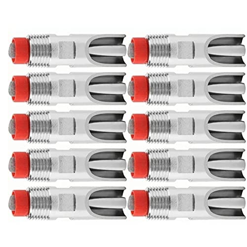 10 Stück Automatischer Nippelhalter aus Edelstahl – Sicherer Nippeltränken-Futterspender für Rinder, Pferde und Andere Dinge – Automatisches Tiertränkenwerkzeug von AKLOSIPY