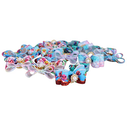 AKLOSIPY 20 Stück e Pet H-Schleifen – Hübsche Schleifen für Hunde | Entzückende Schleifen-Kopfbedeckung für Haustier-Styling, Ooming und Mode AKLOSIPY 20 Stück e Pet H-Schleifen – Hübsche Schleifen für Hunde | Entzückende Schleifen-Kopfbedeckung für Haustier-Styling, Ooming und Mode von AKLOSIPY