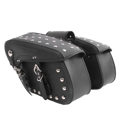 AKLOSIPY 2PCS Leichtes Motorrad -Satteltasche - Vielseitige und Stilvolle Seitengepäcktasche für Fahrer mit Sicheren Speicheroptionen von AKLOSIPY
