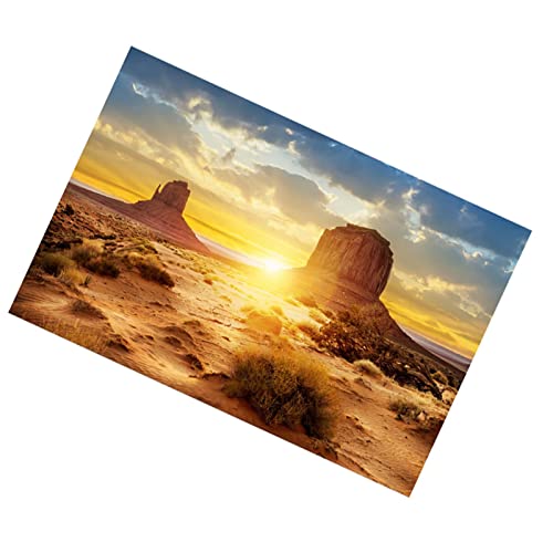 AKLOSIPY S und Desert PVC Selbstklebender Riumfisch Hintergrund P Dekor (76 * 30 cm) von AKLOSIPY