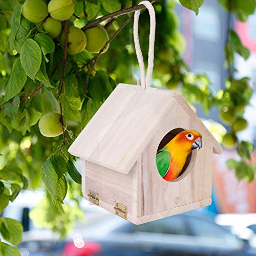 Outdoor Paulownia Bird House Ing Box für Garten Balkon Wildlife Shelter Le. von AKLOSIPY