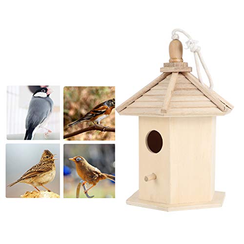 Rustikales Vogelhaus aus Holz für die Gartenarbeit Im Freien, Vogelkäfig für Wellensittiche und Myna – Haushaltszubehör für Vogelliebhaber Rustikales Vogelhaus aus Holz für die Gartenarbeit Im Freien, Vogelkäfig für Wellensittiche und Myna – Haushaltszubehör für Vogelliebhaber von AKLOSIPY