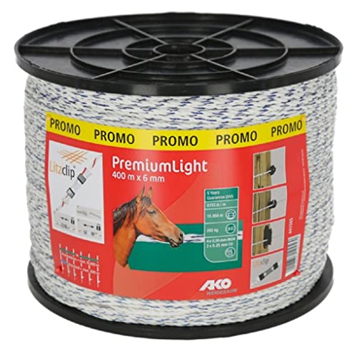 AKO Fencing Elektroseil,6mm,400m,weiß/blau 4x0,20mm SSW, 2x0,25mm CU 441565 AKO Fencing Elektroseil,6mm,400m,weiß/blau 4x0,20mm SSW, 2x0,25mm CU 441565 von AKO Fencing