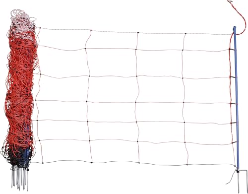 AKO Fencing OviNet Premium, 50m, orange, 90cm, DS, 30 cm Maschen von AKO Fencing