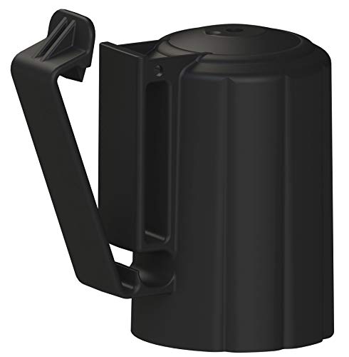 AKO 10x Premium T-Pfosten Kopfisolator, schwarz, Verbesserte Pfahlaufnahme - Isolator für T-Pfosten Metallpfähle von AKO