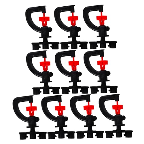 AKOOSY 10 Stück Teiliges G Type Mikrosprinkler mit Rotationsdüse Effiziente Gartenbewässerung für Obstbäume und Blumen Schwarz AKOOSY 10 Stück Teiliges G Type Mikrosprinkler mit Rotationsdüse Effiziente Gartenbewässerung für Obstbäume und Blumen Schwarz von AKOOSY