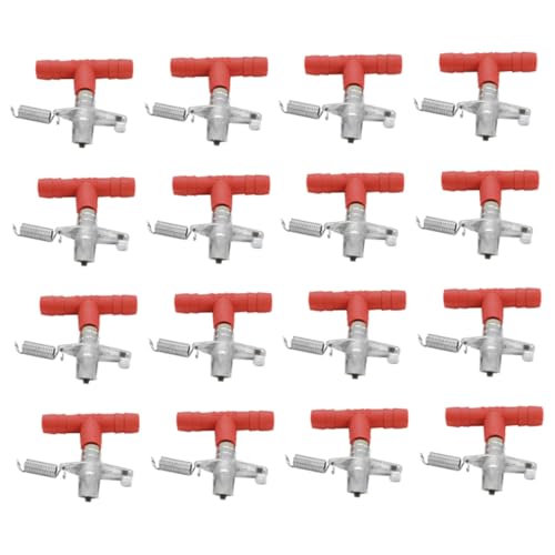 AKOOSY 20 Stück Kaninchentränke aus Langlebigem und Automatische Wasserzufuhr mit Federmechanismus Geeignet für Kaninchenkäfige Sicher und für Haustiere von AKOOSY