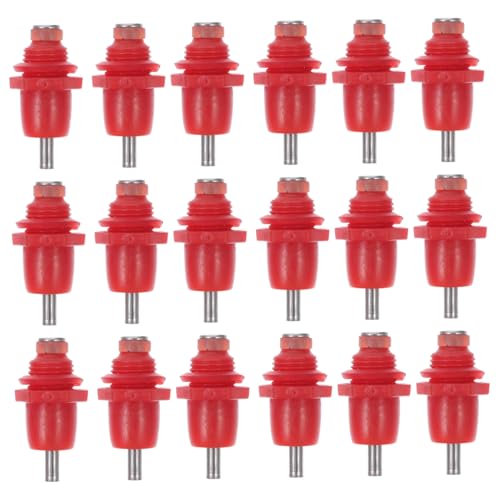 AKOOSY 20 Stück Teiliges Automatischer Hühnertränkenippel mit Heizung Vielseitig Einsetzbar für Geflügel und Wildvögel Flexible Installation Zuverlässig Sauberes Wasser für Große von AKOOSY
