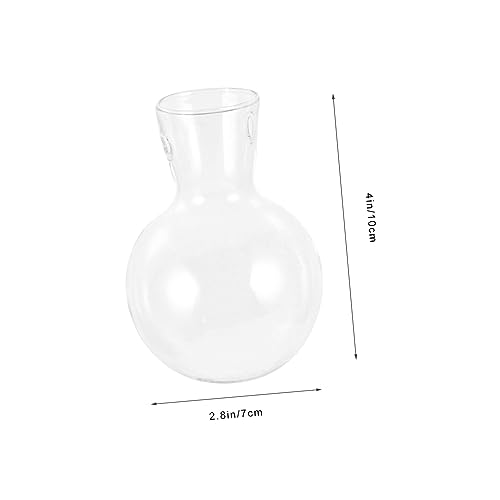 AKOOSY 3 Stück Teiliges Hängevase Hochwertigem Borosilikat Transparent Hydroponisch Dekorativ für Zimmerpflanzen Luftpflanzen Blumen für Büro Garten und Hochzeit von AKOOSY