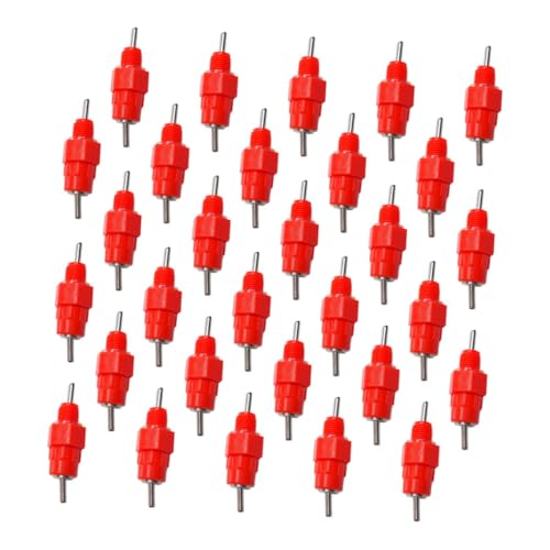 AKOOSY 30 Stück Teiliges Geflügel tränkesystem mit Automatischem Wassernippel Langlebiger für Hühner Küken und Geflügel Einfache Erweiterung Bestehender Wasserversorgung für von AKOOSY