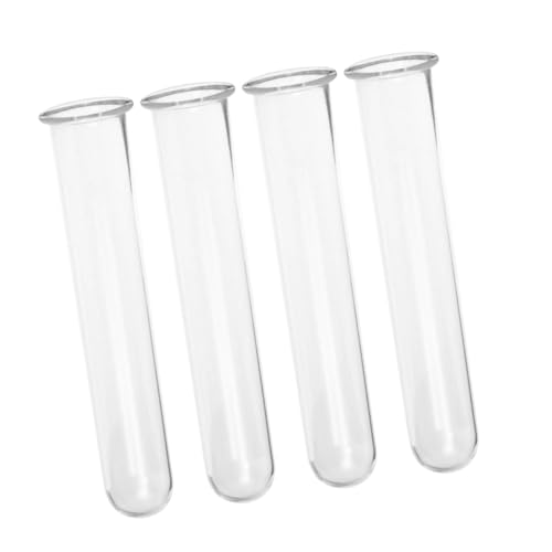 AKOOSY 4 Stück Teiliges Klare Vasen Propagationstuben für Pflanzen Hydroponik Tischdeko Kleine Reagenzgläser Pflanzentuben Transparent Glasröhrchen Vielseitig Einsetzbar AKOOSY 4 Stück Teiliges Klare Vasen Propagationstuben für Pflanzen Hydroponik Tischdeko Kleine Reagenzgläser Pflanzentuben Transparent Glasröhrchen Vielseitig Einsetzbar von AKOOSY