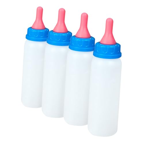 AKOOSY 4 Stück Teiliges Set Kälber Milchflasche mit Verlängertem Sauger Kleines Futterfläschchen für Lämmer Ziegen und Schafe Sicherer Futterspender für Kleine Nutztiere zur Aufzucht AKOOSY 4 Stück Teiliges Set Kälber Milchflasche mit Verlängertem Sauger Kleines Futterfläschchen für Lämmer Ziegen und Schafe Sicherer Futterspender für Kleine Nutztiere zur Aufzucht von AKOOSY