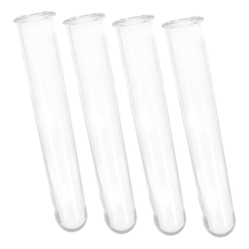 AKOOSY 4 Stück Teiliges Transparente Pflanz Propagations Reagenzgläser aus PC für Hydroponik Blumenarrangements Dekorative DIY Wasserkulturvasen Stilvolle Tischdeko für Zuhause und Büro AKOOSY 4 Stück Teiliges Transparente Pflanz Propagations Reagenzgläser aus PC für Hydroponik Blumenarrangements Dekorative DIY Wasserkulturvasen Stilvolle Tischdeko für Zuhause und Büro von AKOOSY