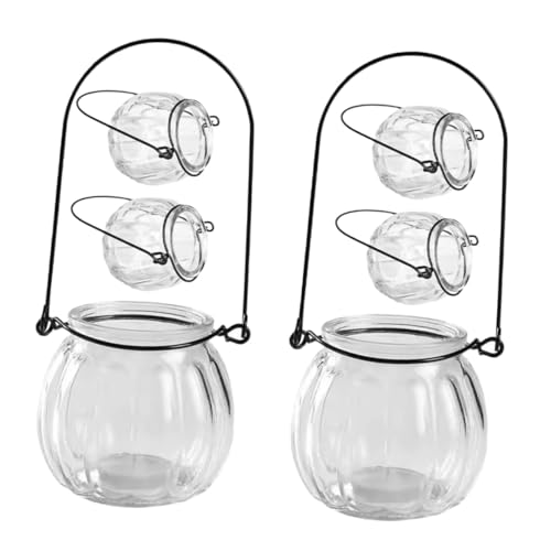 AKOOSY 6 Stück Transparente Hängende Pflanzgefäße für Zimmerpflanzen Wandmontage Hydroponische Terrarien Wandvase für Luftpflanzen Wohnzimmer und Büro Dekoration AKOOSY 6 Stück Transparente Hängende Pflanzgefäße für Zimmerpflanzen Wandmontage Hydroponische Terrarien Wandvase für Luftpflanzen Wohnzimmer und Büro Dekoration von AKOOSY