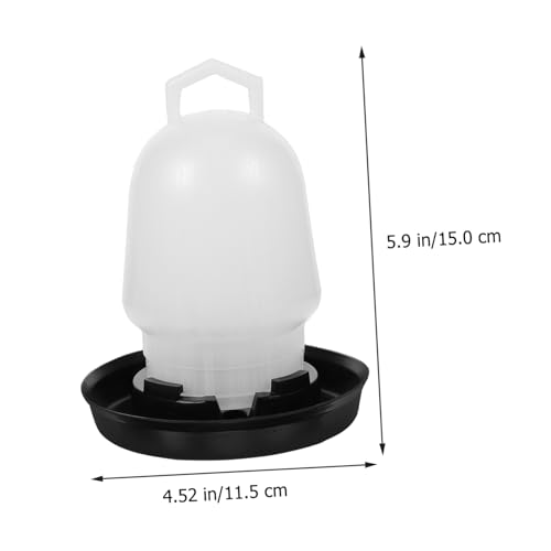 AKOOSY Automatischer Hühner Trinkspender Geflügel Wasserspender mit Clip Langlebig Druckfest UV Beständig Selbstnachfüllend für Küken Hühner Enten und Gänse im Außenbereich AKOOSY Automatischer Hühner Trinkspender Geflügel Wasserspender mit Clip Langlebig Druckfest UV Beständig Selbstnachfüllend für Küken Hühner Enten und Gänse im Außenbereich von AKOOSY