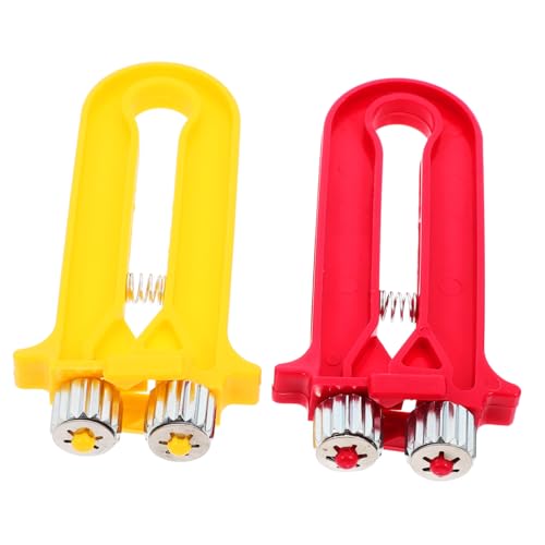 AKOOSY Beekeeping Drahtspanner Gelb Rot Rahmen Drahtspannung Werkzeug Imker Bienenrahmen Frame Wire Tensioner Ergonomisch für Präzises Spannen und Crimpen von AKOOSY