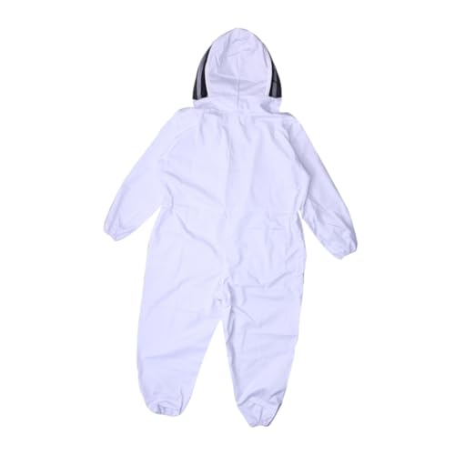 AKOOSY Beekeeping Suit Full Body Schutzanzug mit Abnehmbarem Schleierhaube Elastischen Bündchen Imkerschutz XXL Weiß für Professionelle Bienenzucht AKOOSY Beekeeping Suit Full Body Schutzanzug mit Abnehmbarem Schleierhaube Elastischen Bündchen Imkerschutz XXL Weiß für Professionelle Bienenzucht von AKOOSY