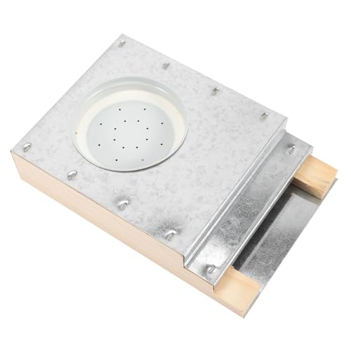 AKOOSY Bienen Wassertränke Holzbrett mit Aluminiumdeckel Langlebiger Eingangstrinker Imkereizubehör Einfach zu Reinigen Robuste Bienentränke Garten Bienen Trinken AKOOSY Bienen Wassertränke Holzbrett mit Aluminiumdeckel Langlebiger Eingangstrinker Imkereizubehör Einfach zu Reinigen Robuste Bienentränke Garten Bienen Trinken von AKOOSY
