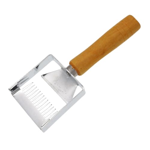 AKOOSY Bienenwerkzeug Honiggabel mit Holzgriff Bienenzucht Werkzeug zum Effizienten Entdeckeln von Waben mit Abdeckschutz für Imker AKOOSY Bienenwerkzeug Honiggabel mit Holzgriff Bienenzucht Werkzeug zum Effizienten Entdeckeln von Waben mit Abdeckschutz für Imker von AKOOSY
