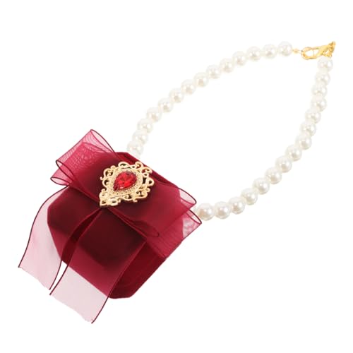 AKOOSY Ringbox Für Hundehalsbänder – Hundehalsband Für Formelle Hochzeiten, Smokinghalsband, Künstliche Perlenkette Mit Ringhalter Für Hochzeiten, Verlobungen Und Feiertage, AKOOSY Ringbox Für Hundehalsbänder – Hundehalsband Für Formelle Hochzeiten, Smokinghalsband, Künstliche Perlenkette Mit Ringhalter Für Hochzeiten, Verlobungen Und Feiertage, von AKOOSY