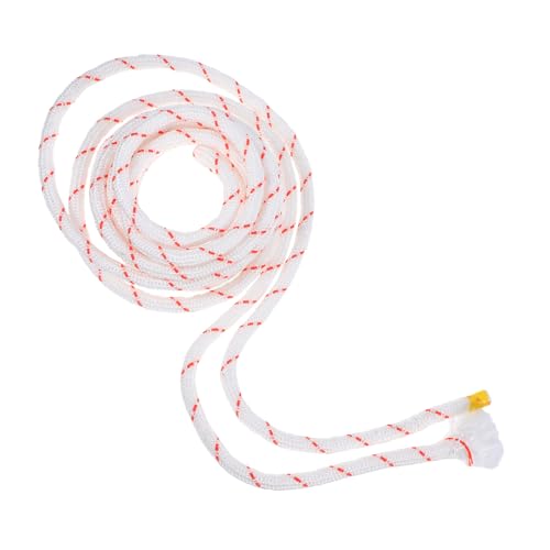 AKOOSY Robustes Verdicktes Viehseil mit Ergonomischem Griff Reißfestes Führungsseil für Rinder für Tiertransport Landwirtschaft und Farmmanagement Rot weiß von AKOOSY