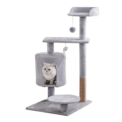 Katzenkratzbaum, mehrschichtiger Katzenkletterturm, Plüsch-Katzenbett, Indoor-Kratzbrett, geeignet für Indoor-Katzen zum Klettern und Entspannen, Indoor-Kratzbaum A, 30 x 50 x 90 cm Katzenkratzbaum, mehrschichtiger Katzenkletterturm, Plüsch-Katzenbett, Indoor-Kratzbrett, geeignet für Indoor-Katzen zum Klettern und Entspannen, Indoor-Kratzbaum A, 30 x 50 x 90 cm von AKPHBKFG