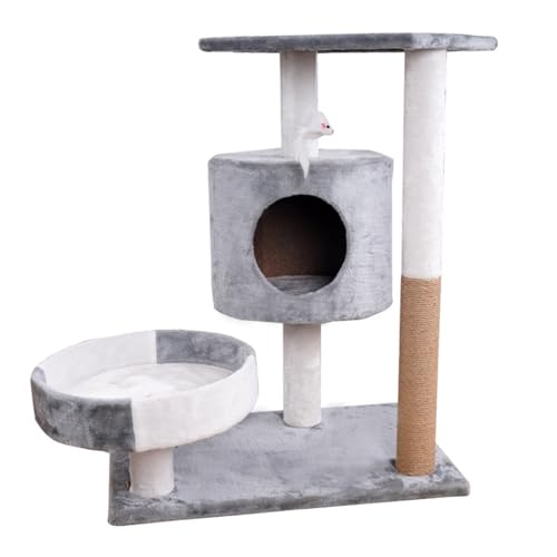 Katzenkratzbrett, mehrlagig, Plüsch-Kletterturm, Indoor-Kratzbrett, geeignet für Indoor-Katzen zum Klettern und Ausruhen, mehrere Farben, Plüsch-Katzenbett, A, 30 x 55 x 50 cm Katzenkratzbrett, mehrlagig, Plüsch-Kletterturm, Indoor-Kratzbrett, geeignet für Indoor-Katzen zum Klettern und Ausruhen, mehrere Farben, Plüsch-Katzenbett, A, 30 x 55 x 50 cm von AKPHBKFG