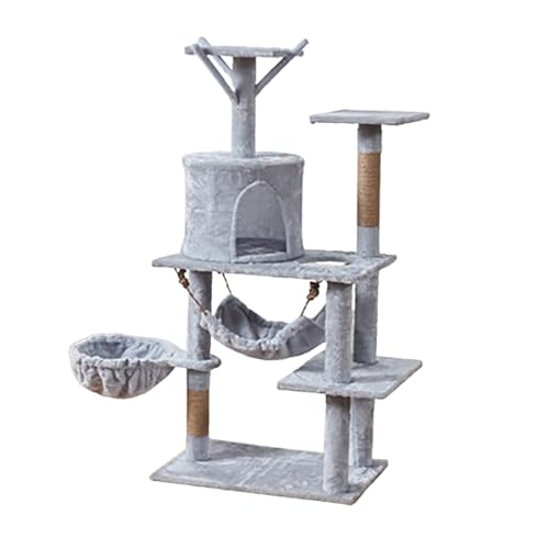 Katzenkratzbrett für den Innenbereich, mehrschichtiger Katzenkletterturm, geeignet für Indoor-Katzen zum Klettern und Entspannen, mehrschichtiger, stabiler Katzenturm, B, 60 x 125 x 40 cm Katzenkratzbrett für den Innenbereich, mehrschichtiger Katzenkletterturm, geeignet für Indoor-Katzen zum Klettern und Entspannen, mehrschichtiger, stabiler Katzenturm, B, 60 x 125 x 40 cm von AKPHBKFG