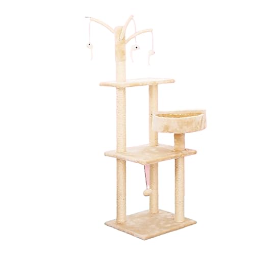 Kratzbaum für den Innenbereich, großer Kratzbaum, mehrschichtiger, stabiler Katzenturm, geeignet für Indoor-Katzen zum Klettern, Spielen und Entspannen, 125 x 40 x 40 cm Kratzbaum für den Innenbereich, großer Kratzbaum, mehrschichtiger, stabiler Katzenturm, geeignet für Indoor-Katzen zum Klettern, Spielen und Entspannen, 125 x 40 x 40 cm von AKPHBKFG