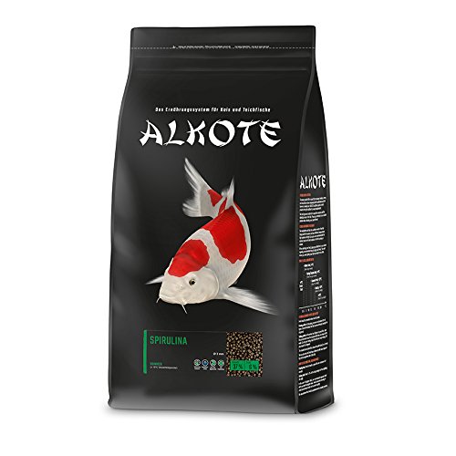 AL-KO-TE, 1-Jahreszeitenfutter für Kois, Sommer, Schwimmende Pellets, 3 mm, Hauptfutter Spirulina 7%, 3 kg von AL-KO-TE