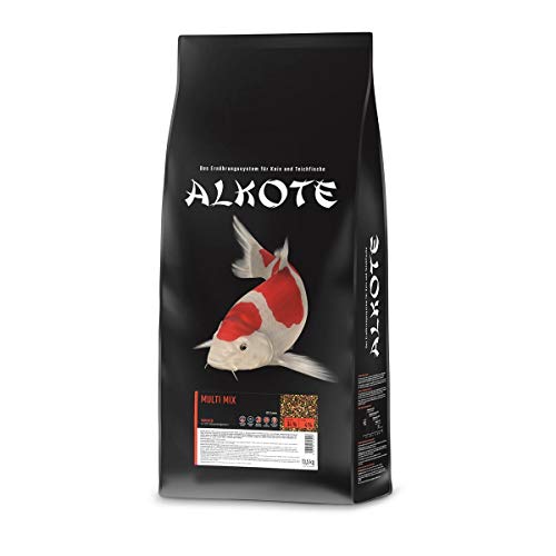 AL-KO-TE, 1-Jahreszeitenfutter für Kois, Sommermonate, Schwimmende Pellets, 3 mm, Hauptfutter Multi Mix, 13,5 kg von AL-KO-TE