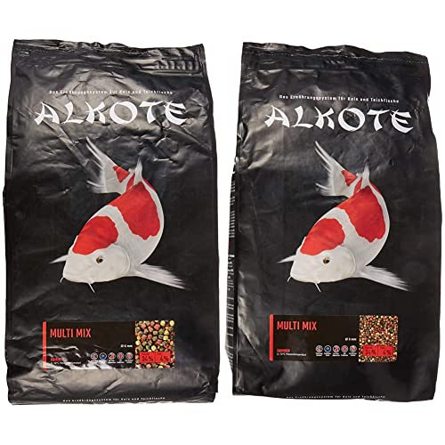 AL-KO-TE, 1-Jahreszeitenfutter für Kois, Sommermonate, Schwimmende Pellets, 6 mm, Multi Mix, 3 kg &, 1-Jahreszeitenfutter für Kois, Sommermonate, Schwimmende Pellets, 3 mm, Multi Mix, 3 kg von AL-KO-TE