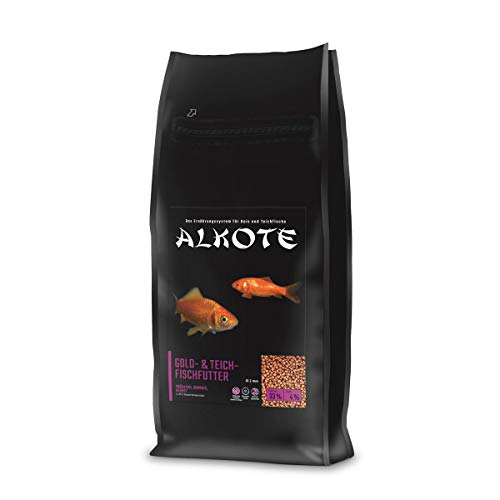 AL-KO-TE, 3-Jahreszeitenfutter für kleine Kois, Frühjahr bis Herbst, Schwimmende Pellets, 2mm, Gold-& Teich-Fischfutter von AL-KO-TE