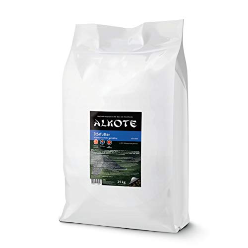 AL-KO-TE, Leistungsfutter für Störe Frühjahr bis Herbst, Sinkende Pellets, 8 mm, Störfutter, 25 kg von AL-KO-TE
