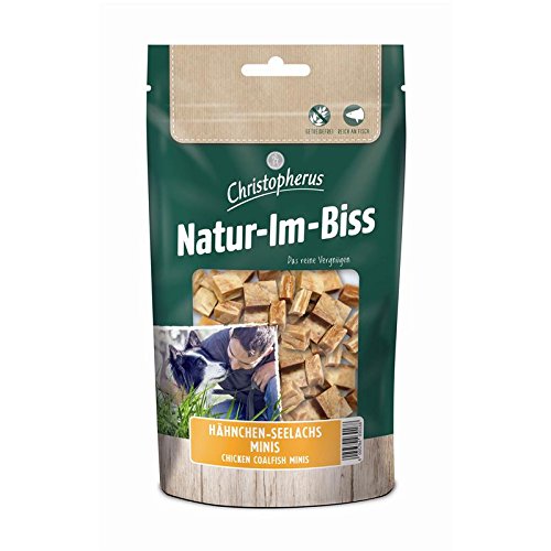 AL-KO-TE Christopherus Natur-Im-Biss Hähnchen-Seelachs Minis | 12x 70g von AL-KO-TE